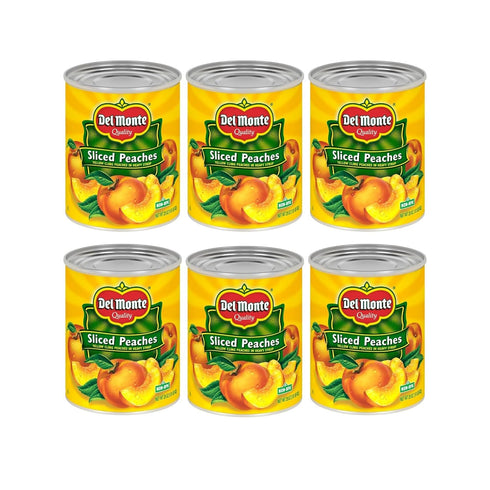 Del Monte Canned Sliced Yellow Cling Peaches in Heavy Syrup 1.81 Pound
