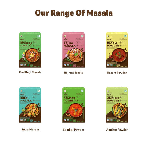 100) Organic Tattva Organic Blended Spices Masalas (Rajma Masala