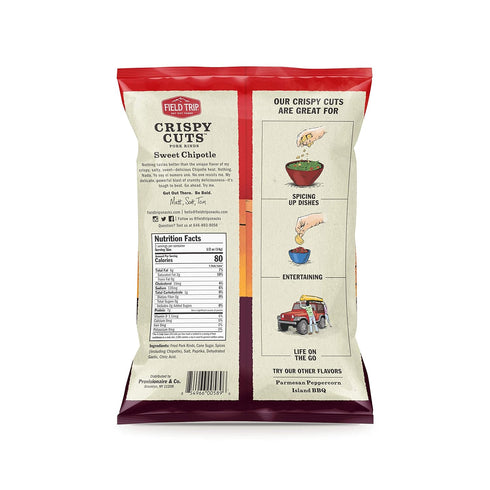 1 (12 Count) Field Trip Keto Diet Friendly, Low Carb, Sweet Chipotle Pork Rinds, Ounce