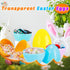 Barblog 10 Inch 6 12 (12 10 Inch Giant Macaron Plastic Easter Eggs pcs/ pcs Large Plastic Easter Eggs With Handle Jumbo