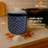 12 oz SAL MARINA | Ceramic Container - For Salt or Spices - Kitchen Decor - Handcrafted Ceramic Jars With Sealing Lids