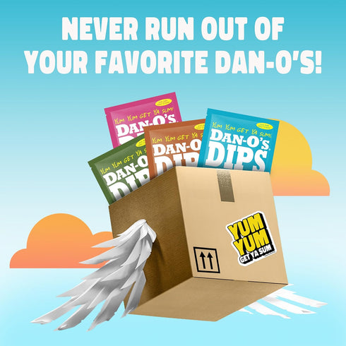 Pack (16 Pack) Packets Dan-Os Dips Variety Ranch, Mexi-Ranch, French Onion & Dill Dip Mixes All-Natural Seasoning Just
