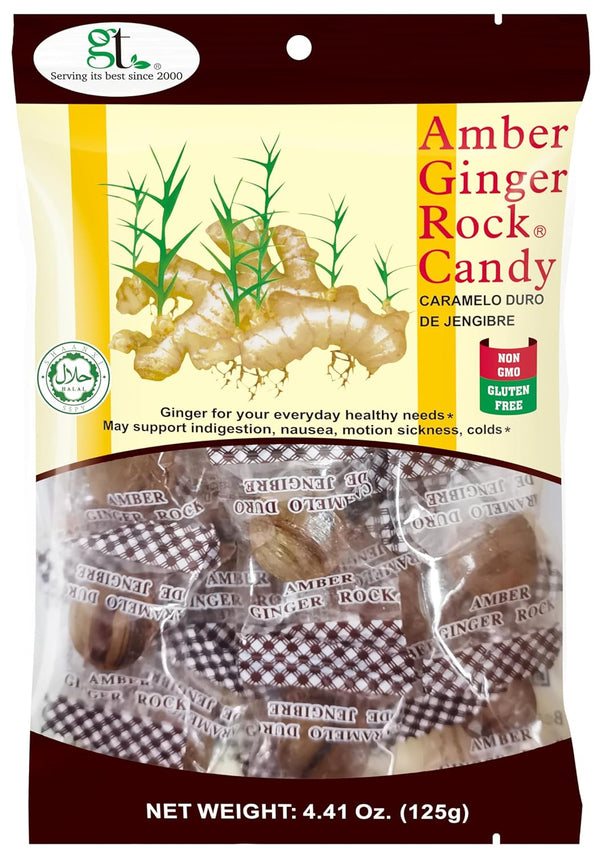 Amber Ginger Rock Candy - 2-Pack