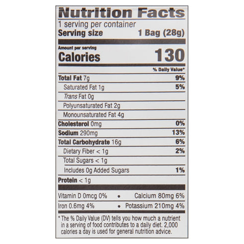 1 Oz (Pack 24) Sensible Portions Garden Veggie Snacks - Ranch Veggie Straws, Snack Size