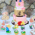 Pack of 40 Pre-Assembled Princess Cupcake Toppers - Crown Castle Girl Cupcake Toppers for Princess Theme Party