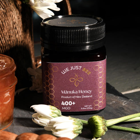 400+ 100% 250g/8.8oz Raw Manuka Honey MGO | Premium New Zealand Honey Supports Wellness with Natural Properties | Pure