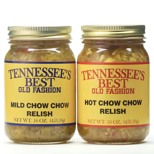 Tennessee's Best Southern Mild and Hot Chow Chow Relish | Handcrafted and