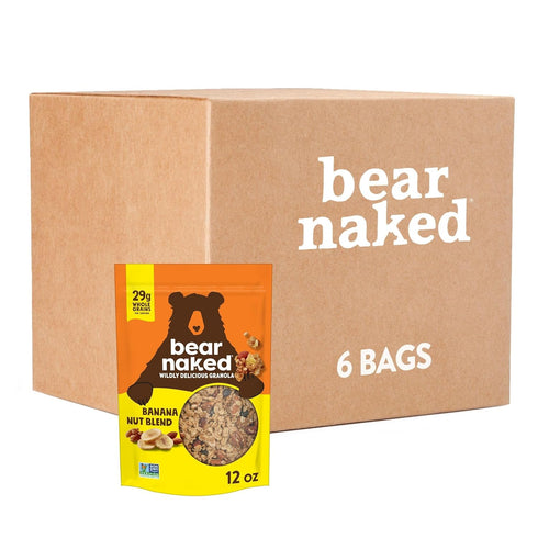 Bear Naked, Granola, Banana Nut, Vegetarian and Non-GMO Project Verified, 4.5lb Case