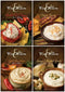 Wind & Willow Dip Mix Variety Bundle: 4 Flavor Pack - Cheesy Bacon, Roasted Red Pepper, Asagio, Fiesta Ranchero