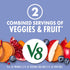 V8 100% 8 oz (6 Pack) Blissfully Berry Fruit and Vegetable Juice, fl Can