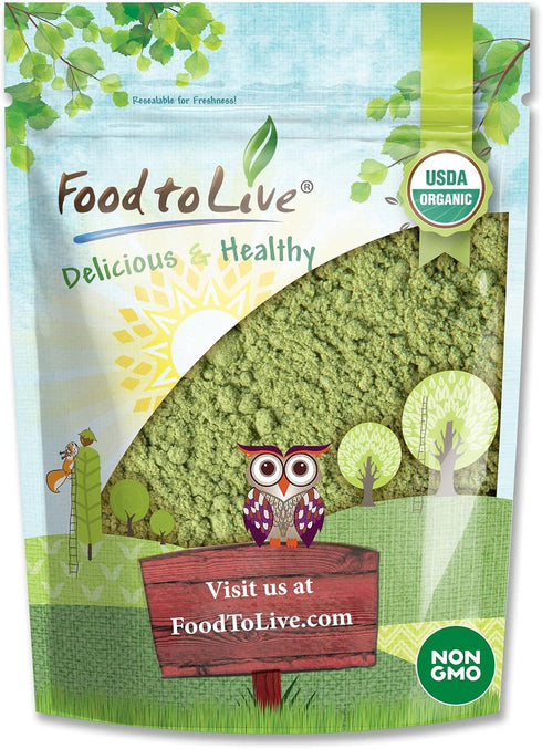 Food to Live Organic Kale Powder, 1 Pound Non-GMO, Made from Raw