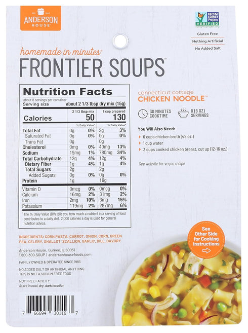 Frontier Soups 4.25 OZ Chicken Noodle Soup Mix