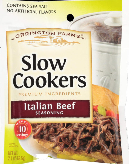 Orrington Farms Mix Beef Italian Slow Cooker, 2.1 oz