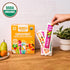 (Pack 50) DeeBee's Organics Tropical SuperFruit Freezie Pops, No Added Sugars, No Artificial Flavors or Colors