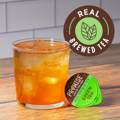 Pack 12 Promise Tea by Java House - Cold-Brewed Tea Concentrate Pods - Ethically Sourced - Green Tea
