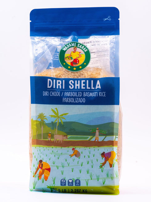 Madame Sarah Diri Shella Haitian Parboiled Rice (Diri Chod/Parboiled Basmati/Arroz Parbolizado)