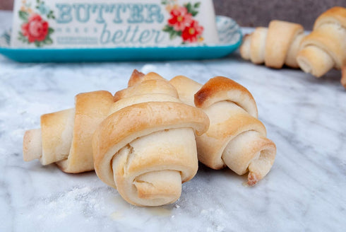 12 Mom's Place Gluten-Free Crescent Roll Mix, Soft & Fluffy Rolls, Dairy Free, Nut Free, Soy Free, Non-GMO, servings