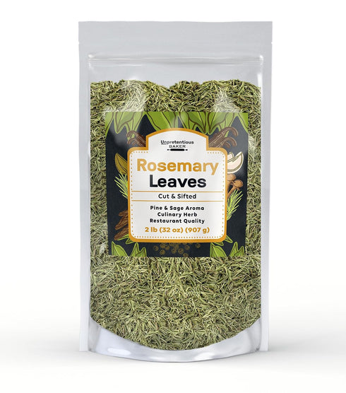 Unpretentious Rosemary Leaves (2 lb), Cut & Sifted, Cooking Herb, Non-GMO