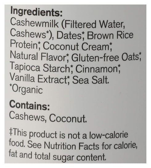 12 FORAGER PROJECT Organic Cinnamon Vanilla Plant-Based Protein Shake, FZ