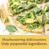 Simple Mills Almond Flour Baking Mix, Cauliflower Pizza Dough, Gluten Free, Vegan, 9.8 Ounce