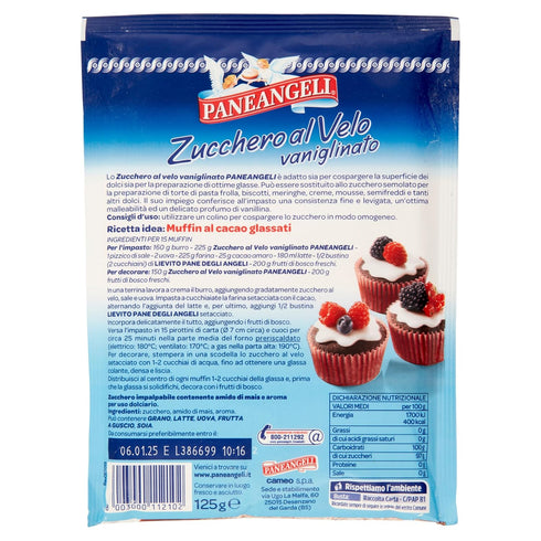 Paneangeli 125g ZUCCHERO AL VELO VANIGLIATO