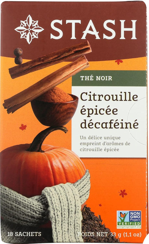18 Decaffeinated Tea-Pumpkin Spice - - Bag