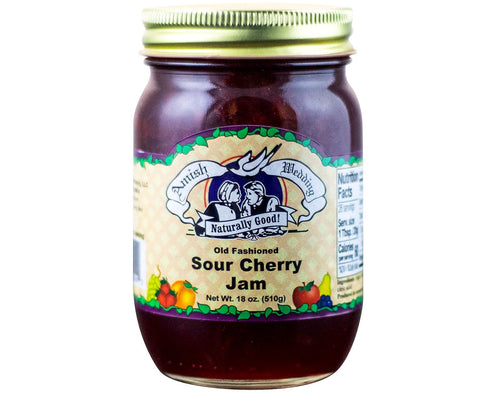 18oz (Pack 2) Amish Wedding Sour Cherry Jam