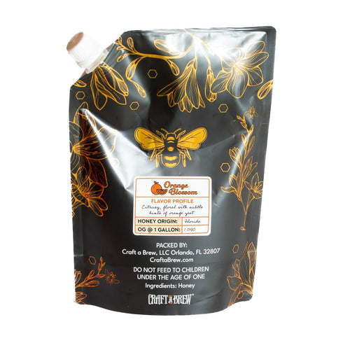 100% 40 oz Craft A Brew - Mead Makers Choice - Orange Blossom Honey for Mead Making & Fermentation Pure Raw Honey