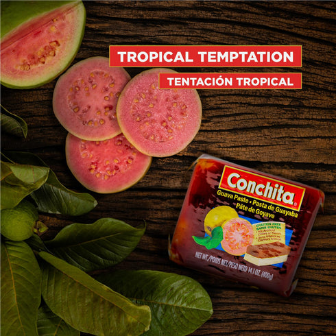 14.1 oz (Pack 1) Conchita Guava Paste, - Authentic Caribbean Flavor, Versatile Guava Spread for Snacks and Treats