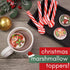 (3 Count) Christmas Marshmallow Toppers, Perfect for Hot Cocoa Toppings or Dessert Decorating Candy, Assorted Holiday