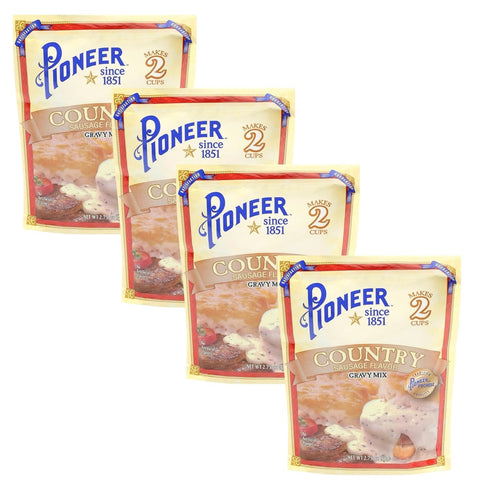 Vending 2 U Pioneer Country Sausage Gravy Mix, 2.75 Oz Packets, 4 Count