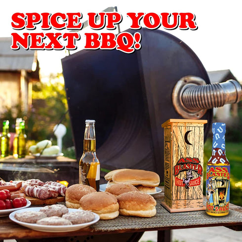 Premium Gourmet Blaster Hot Sauce, Ultimate Habanero Gift Set with Outhouse Box