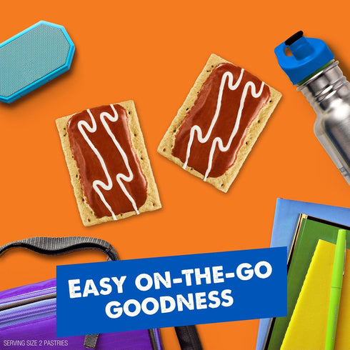 (96 Pop-Tarts Toaster Pastries, Lunch Snacks, Frosted Chocolate Chip Cookie Dough Pop-Tarts)