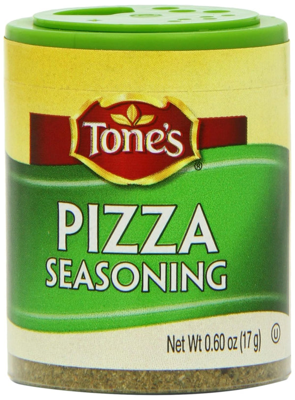 Tone's Mini's Pizza Seasoning, 0.60 Ounce (Pack of 6)