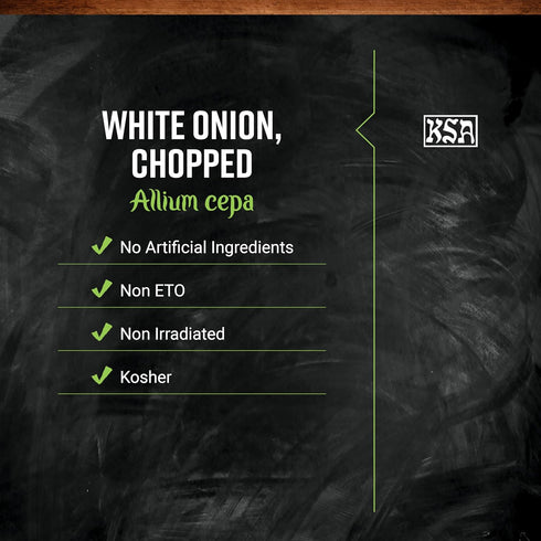 1 Frontier Chopped Onion, Pound, Dried & Chopped Sweet White Onion, Kosher, Sustainably Grown