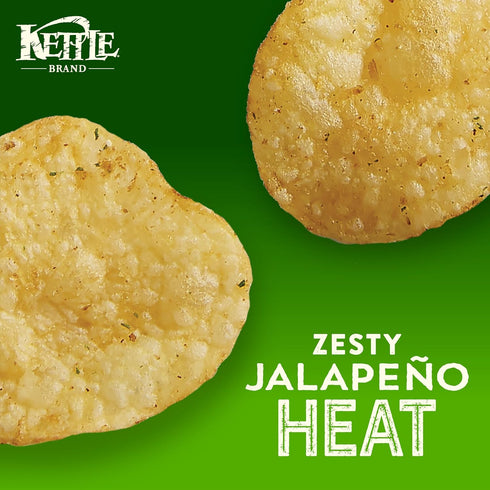 6.5 Oz Kettle Brand Potato Chips, Air Fried Jalapeo Kettle Chips, Bag