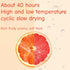 H2ONDBQF (150g/5.29oz) Dehydrated Blood Orange Slices - No Added Sugar, Wheat-Free in Reusable Jar | Cocktail Garnish
