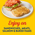 12 oz Frenchs Mustard, Maple, Made with Maple Syrup, Smooth & Sweet Mustard and Dipping Sauce, For Sandwiches, Salmon