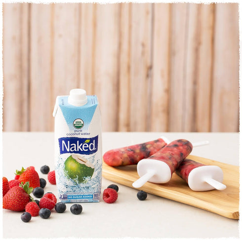 100% 16.9 Ounce(Pack 12) Naked Juice Organic Pure Coconut Water, USDA Organic Certified, NON GMO Project Verified