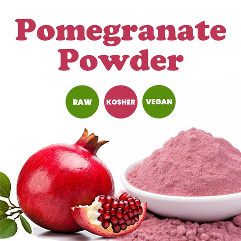 1 100% Food to Live Pomegranate Juice Powder, Pound Natural Antioxidant, Rich Superfood for Smoothies, Baking