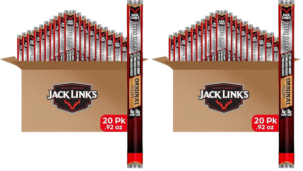 Jack Link's Original Zero Sugar Beef Sticks - 0.92 oz Meat Sticks
