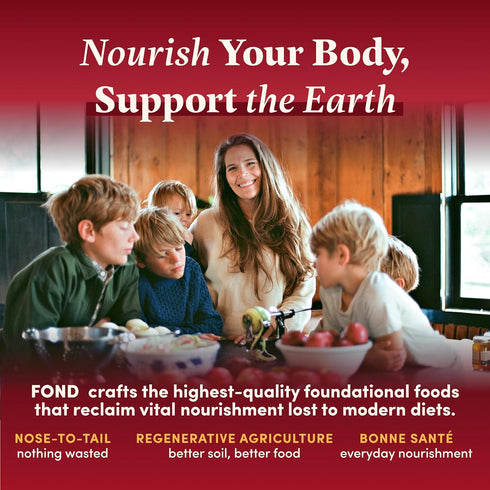 100% 14oz FOND Regenerative Pork Lard for Cooking and Baking Pure & Unflavored Rendered Lard, ShelfStable