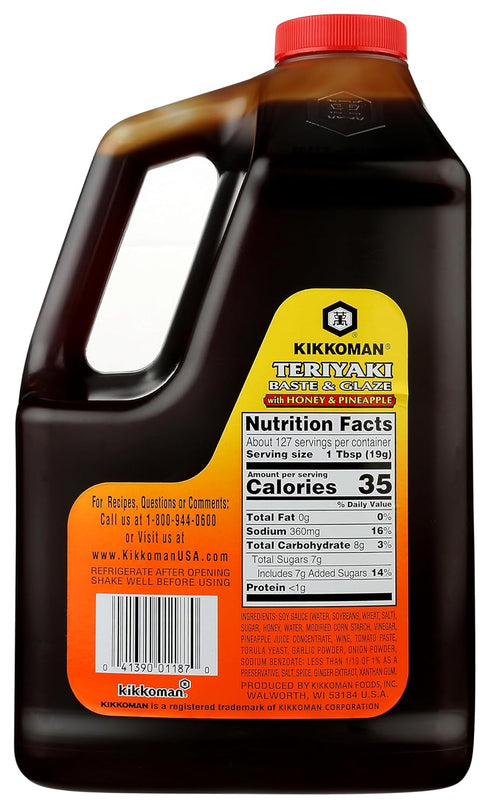85 Kikkoman Teriyaki Baste and Glaze with Honey and Pineapple, Ounce