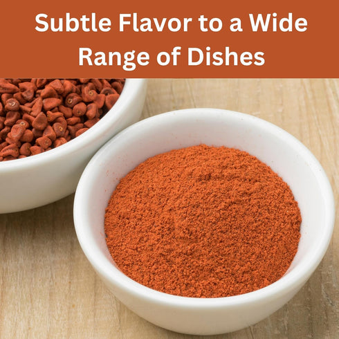 SPICY ORGANIC Annatto Powder, 16 oz, Certified USDA Organic, Ground Achiote Seed Spice