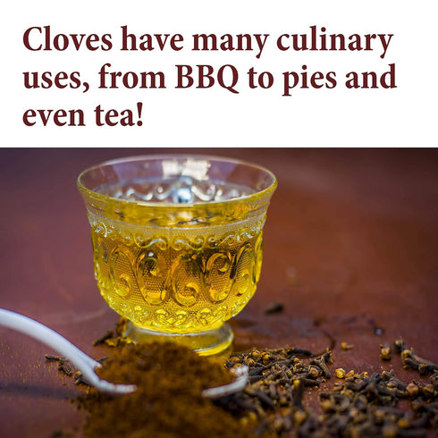 The Spice Way Whole Cloves (4 oz) | Clove Spice for Savory Dishes and Tea