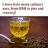 The Spice Way Whole Cloves (4 oz) | Clove Spice for Savory Dishes and Tea