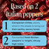 3.4 oz Stuzzi Premium Italian Hot Sauce, Small-Batch Craft Sauce, Dried Campanian & Cayenne Peppers, Medium Heat on