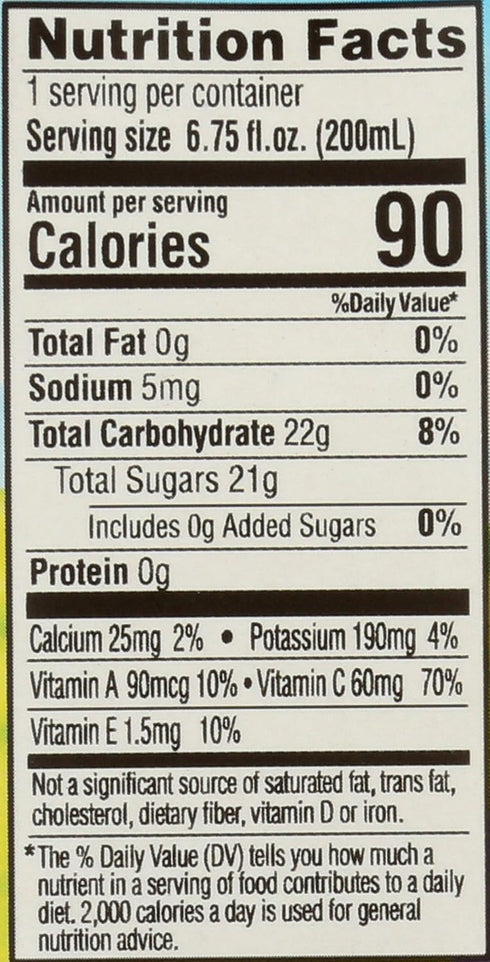 100% 6.75 Oz, Pack 8 Apple & Eve Juice Very Berry, No Sugar Added, Fl