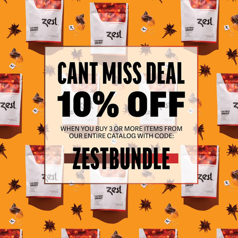 Zest High Caffeine Energy Leaf Blend - 150mg Spicy Masala Chai Black Tea, 20 Pack Bag, Keto Diet Alternative