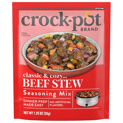 Crock-Pot Beef Stew Seasoning Mix, 1.25 Ounce (Pack of 12)